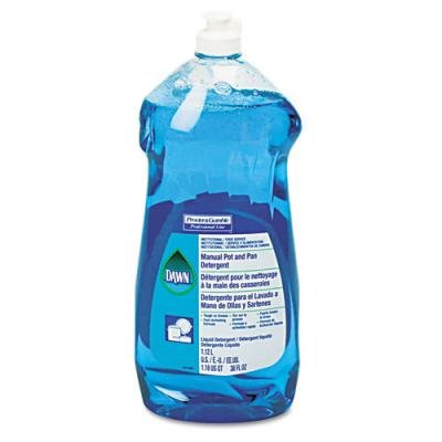 Eco-Friendly Manual Pot and Pan Dish Detergent - 38 Oz Bottle for Tough Grease & Stains | Ideal for Kitchen Cleaning, Camping & RV Use
