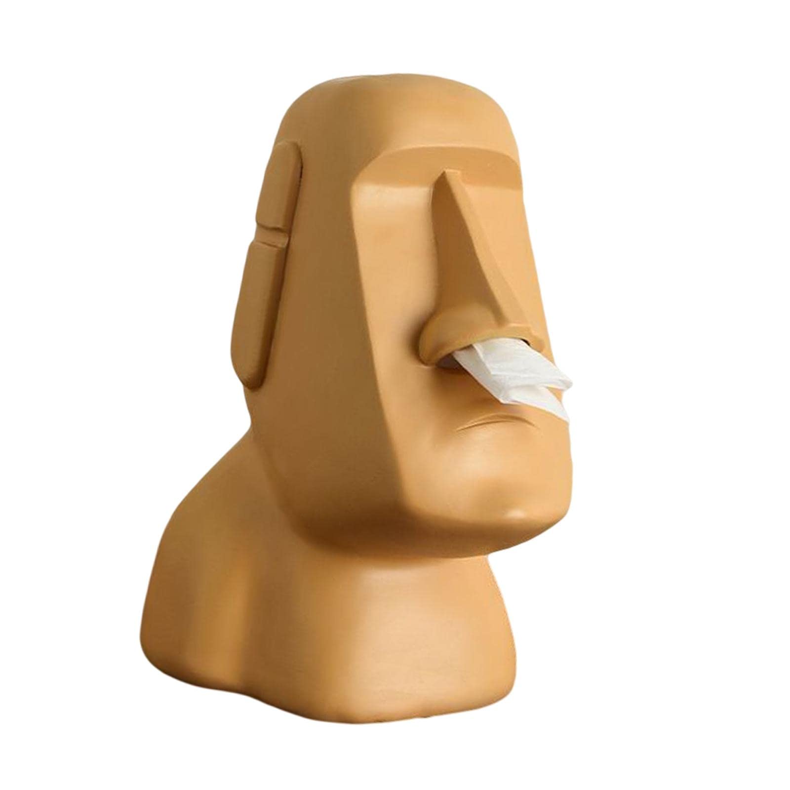 Gazechimp Resin Napkin Holder & Paper Towel Dispenser - Decorative Tissue Box Organizer for Bathroom, Office, Home & Restaurant - Orange | Stylish Storage Solution for Kitchen Counter, Dining Table & Vanity