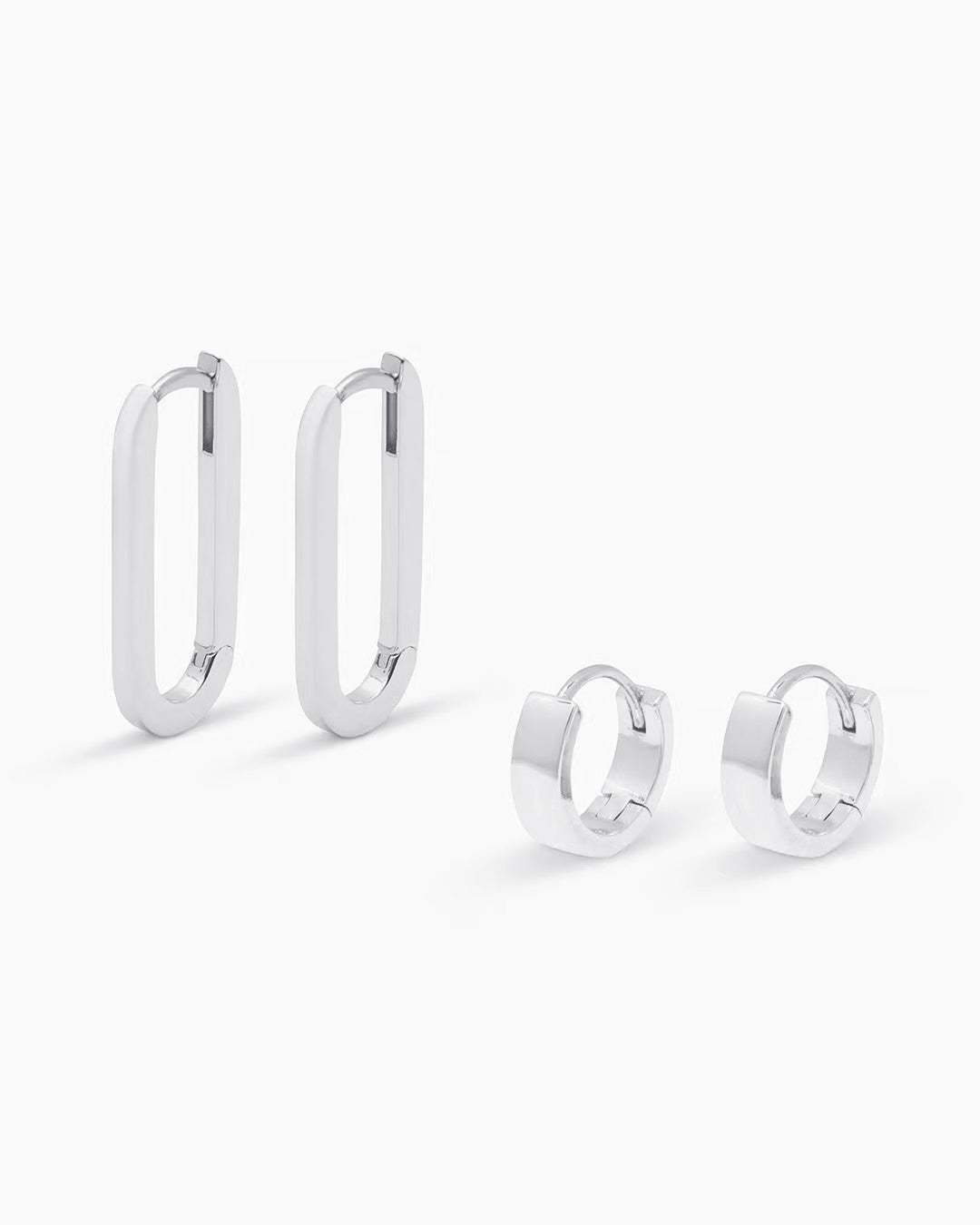 Rose Gold Huggie Earrings Set - Minimalist Hoop Earrings for Women - Perfect for Everyday Wear, Gifts & Special Occasions
