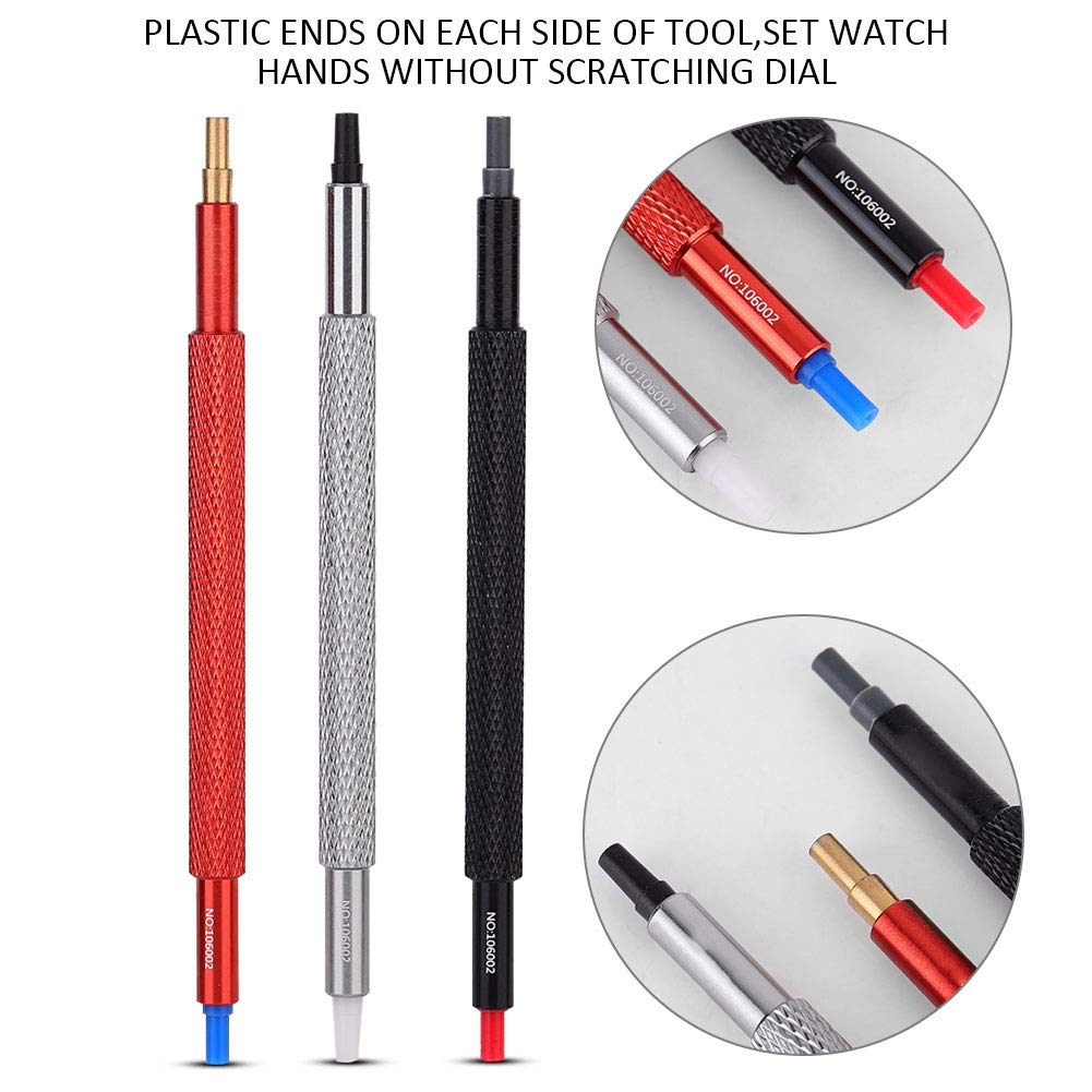 Professional Watch Hand Pusher Set - Multi-Size Watch Hand Presser Tool Kit for Watchmakers & Repair | Perfect for Watch Hand Fitting, Replacement & Maintenance | Ideal for Watch Repair Shops, Hobbyists & Jewelers