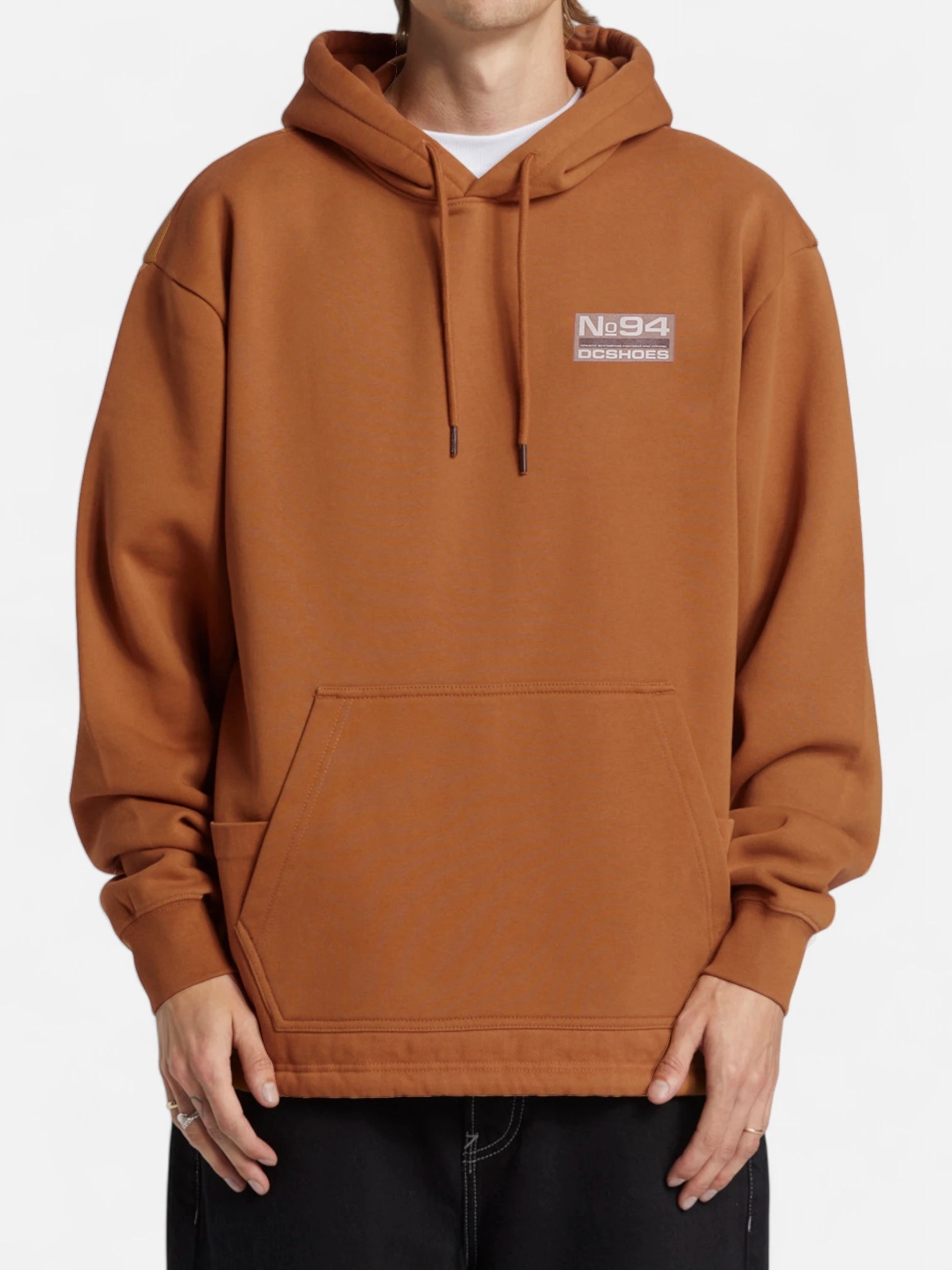 DC No 94 Worker Brown Hoodie - Men's Casual Pullover Sweatshirt for Streetwear & Workwear | Perfect for Everyday Wear, Outdoor Activities & Urban Fashion