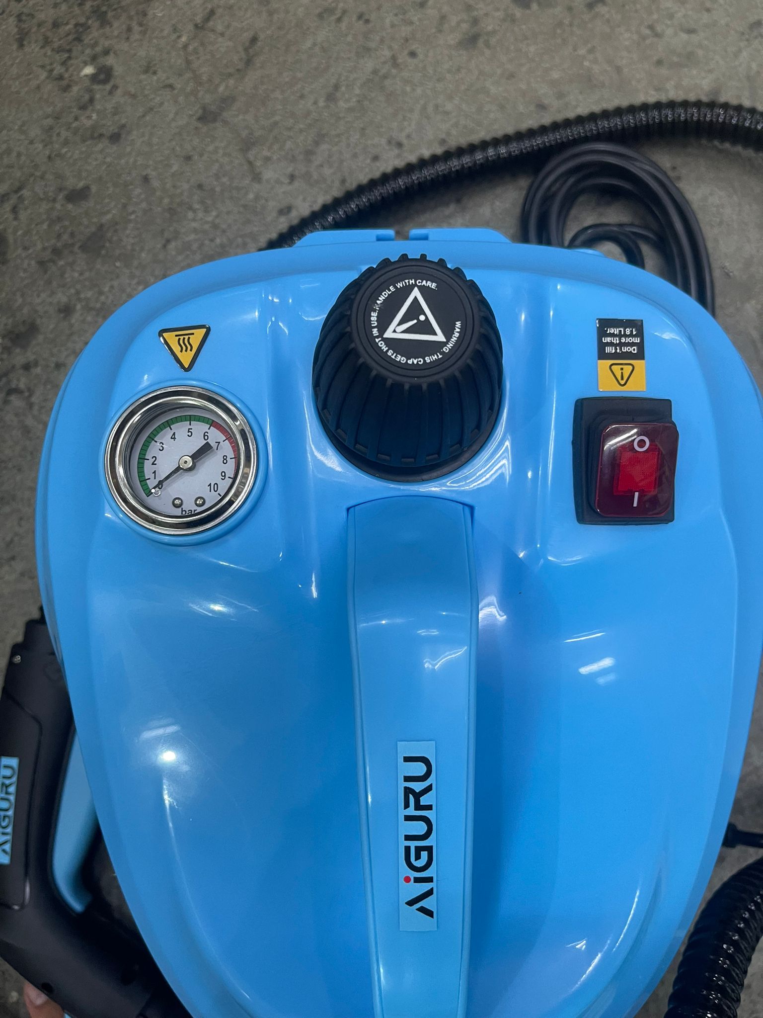 Aiguru 220V 5 Bar Steam Cleaner AGR 618A - Powerful Multi-Surface Steam Mop for Floors, Tiles, Carpets & Upholstery | Deep Cleaning & Sanitizing for Home & Commercial Use