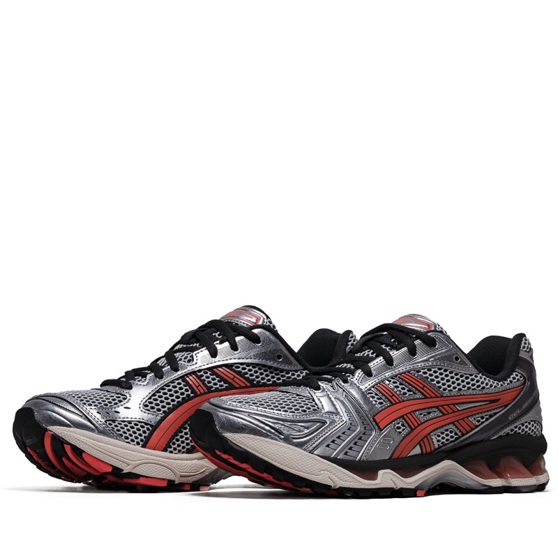 ASICS Gel-Kayano 14 Running Shoes for Men & Women - White/Papaya Colorway - Premium Cushioning & Stability - Perfect for Jogging, Gym Workouts & Daily Wear