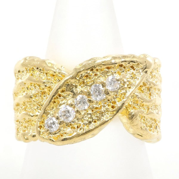 18K Yellow Gold Diamond Ring for Women - Elegant Solitaire Engagement & Wedding Band - Perfect for Proposals, Anniversaries, and Special Occasions