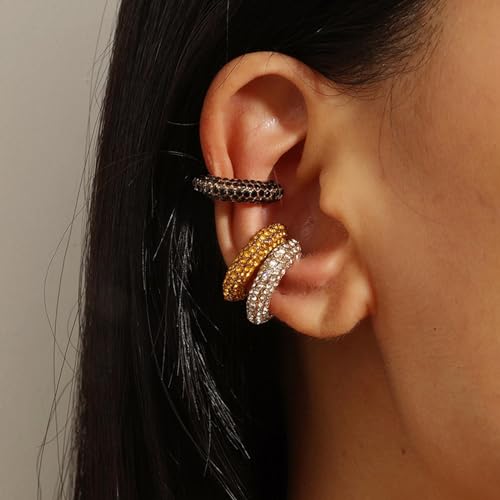 A2:chunky ear cuff-3pcs