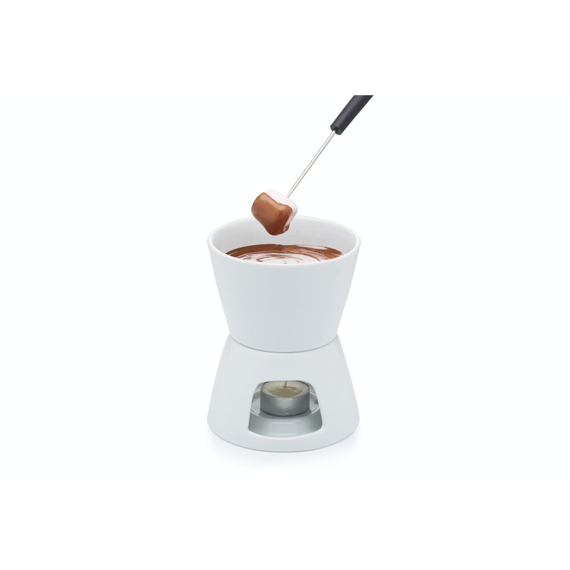 Premium Chocolate Fondue Set with 6 Forks - Electric Melting Pot for Desserts, Parties & Romantic Dinners - Perfect for Valentine's Day, Christmas & Family Gatherings