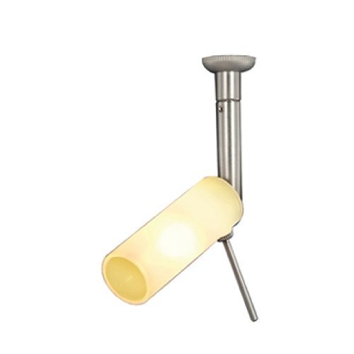 1 Light Monorail Quick Adapt Low Voltage Spot Light in Satin Nickel Finish - Perfect for Kitchen, Living Room & Retail Lighting