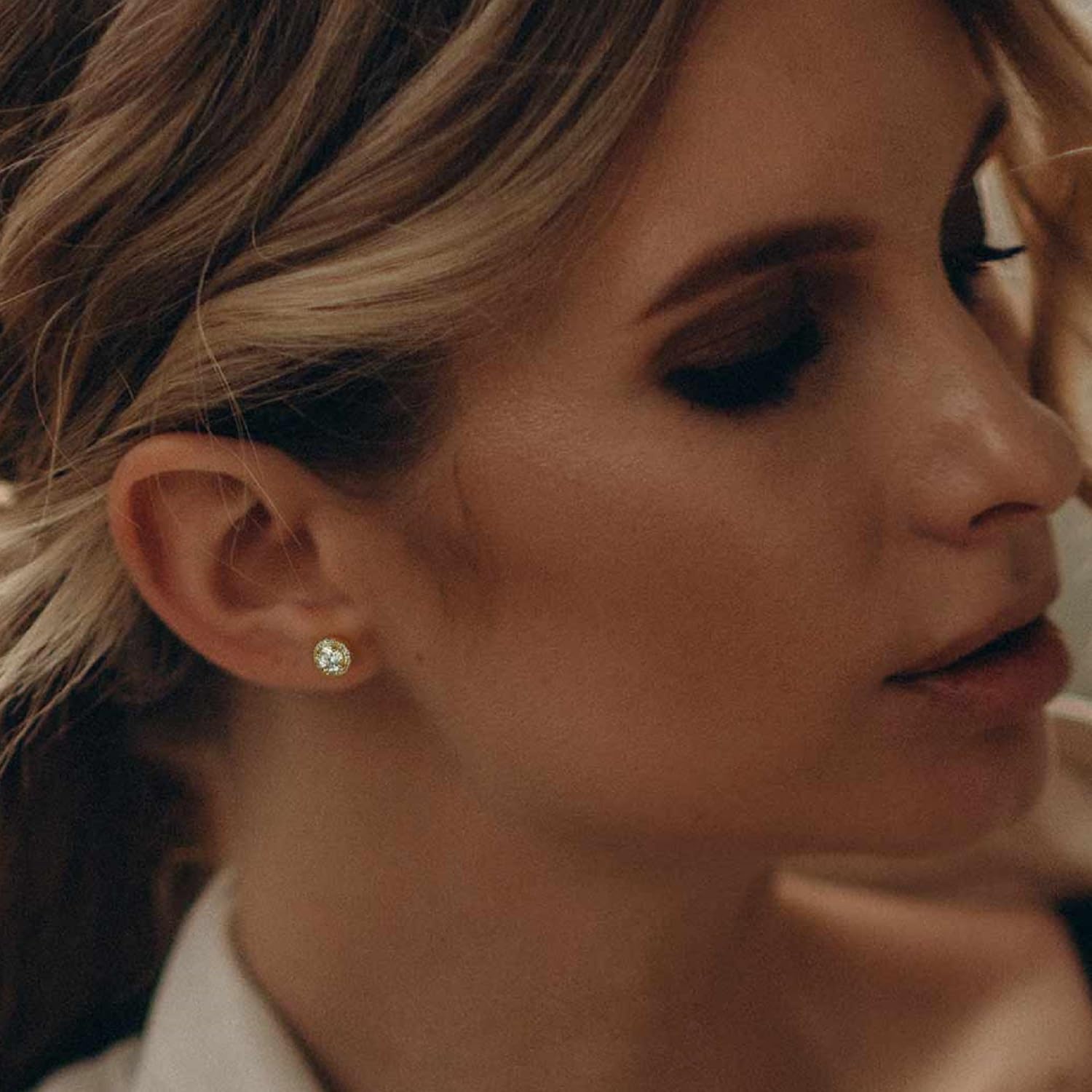 14K Gold Stud Earrings for Women - Lightweight Hypoallergenic Classic Small Gold Earrings (6.5mm & 8.5mm) | Perfect for Everyday Wear, Gifts & Special Occasions