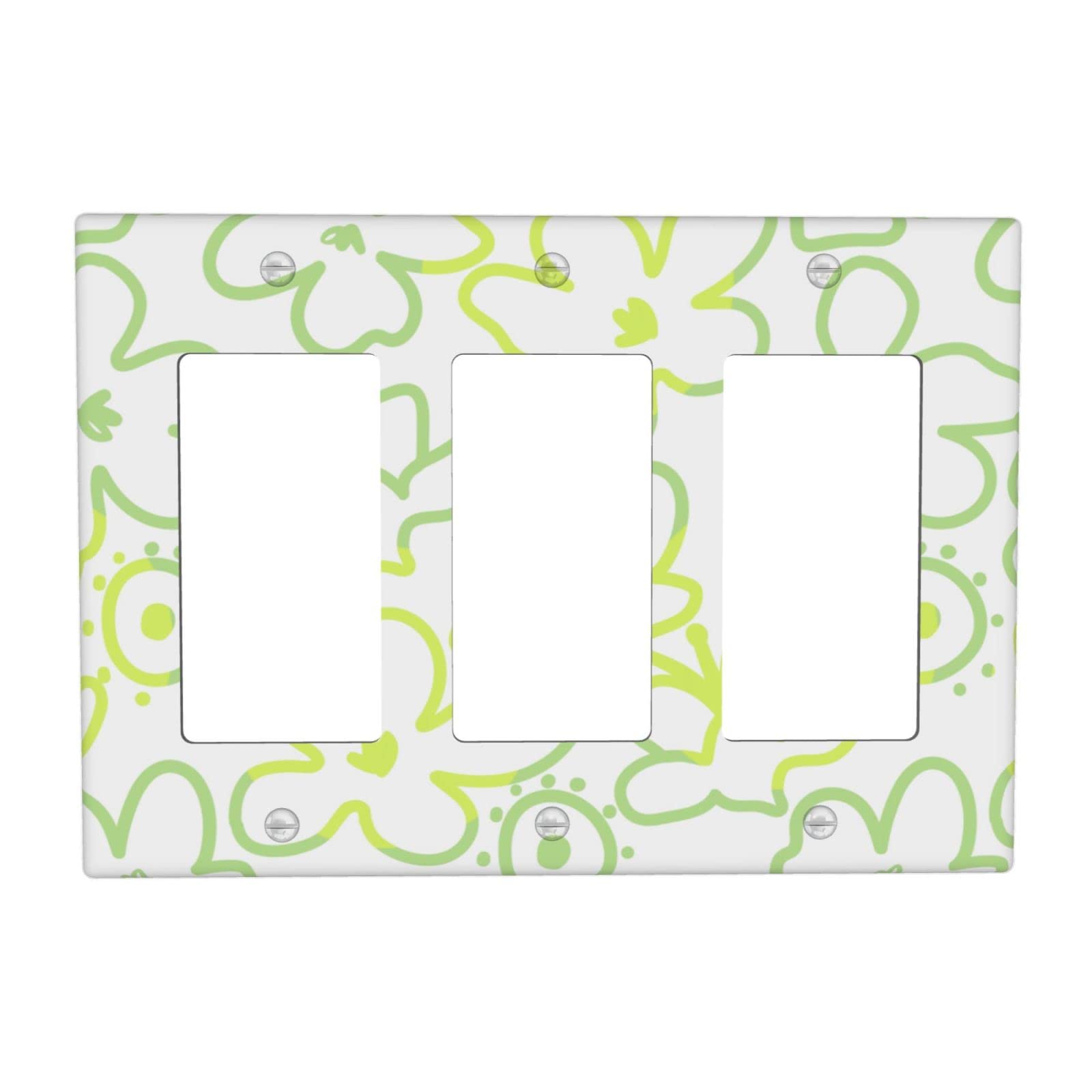 Customizable Decorative Switch Cover Wall Plate - Glossy Finish Unbreakable Polycarbonate (4.65