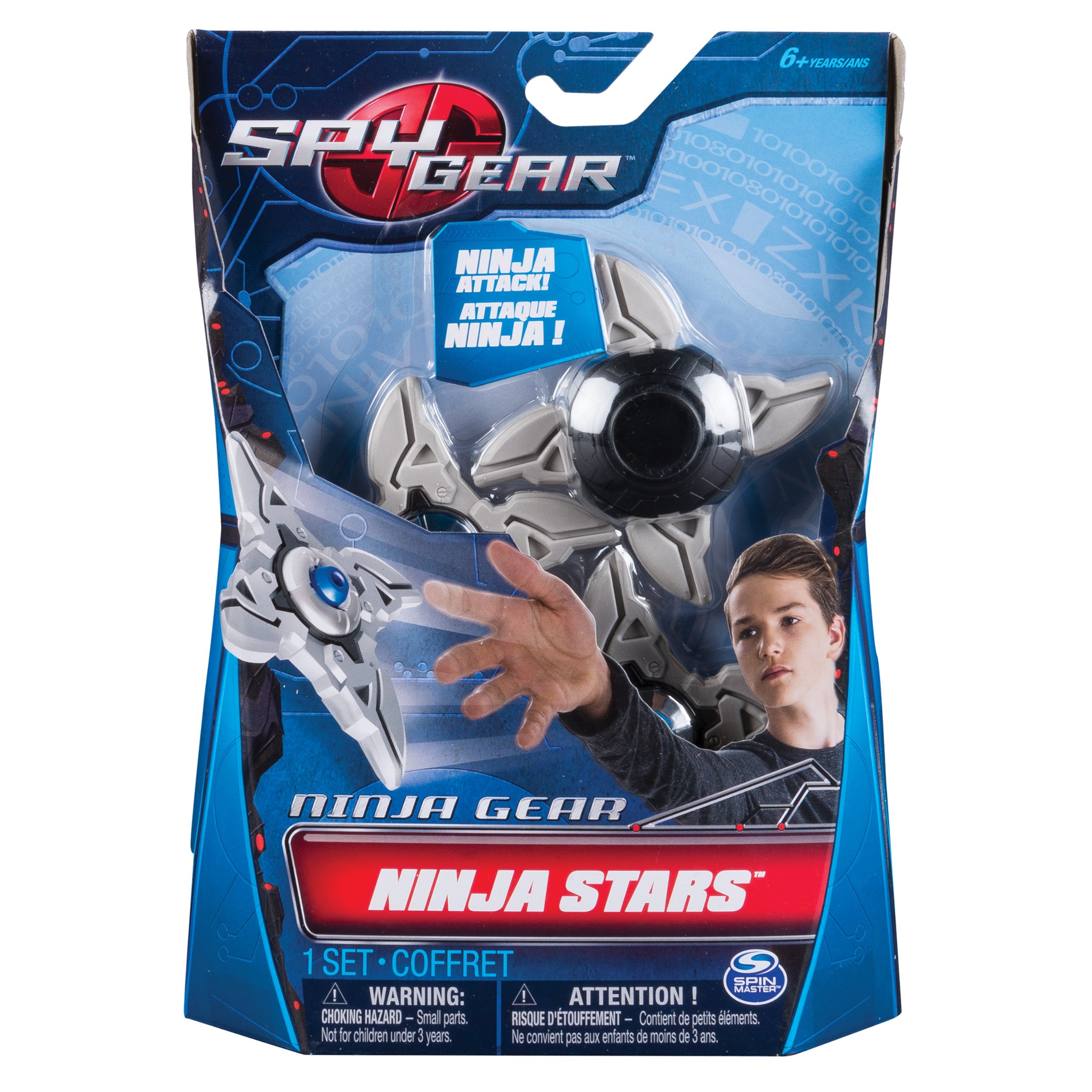 Spy Gear Ninja Attack Throwing Stars - 12-Piece Ninja Shuriken Set for Outdoor Training & Cosplay | Perfect for Martial Arts, Target Practice & Ninja-Themed Parties