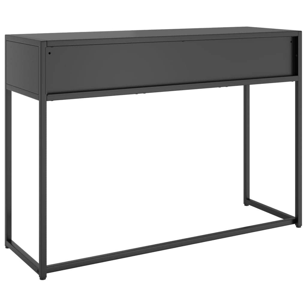 Anthracite Console Table with Drawers - 41.7