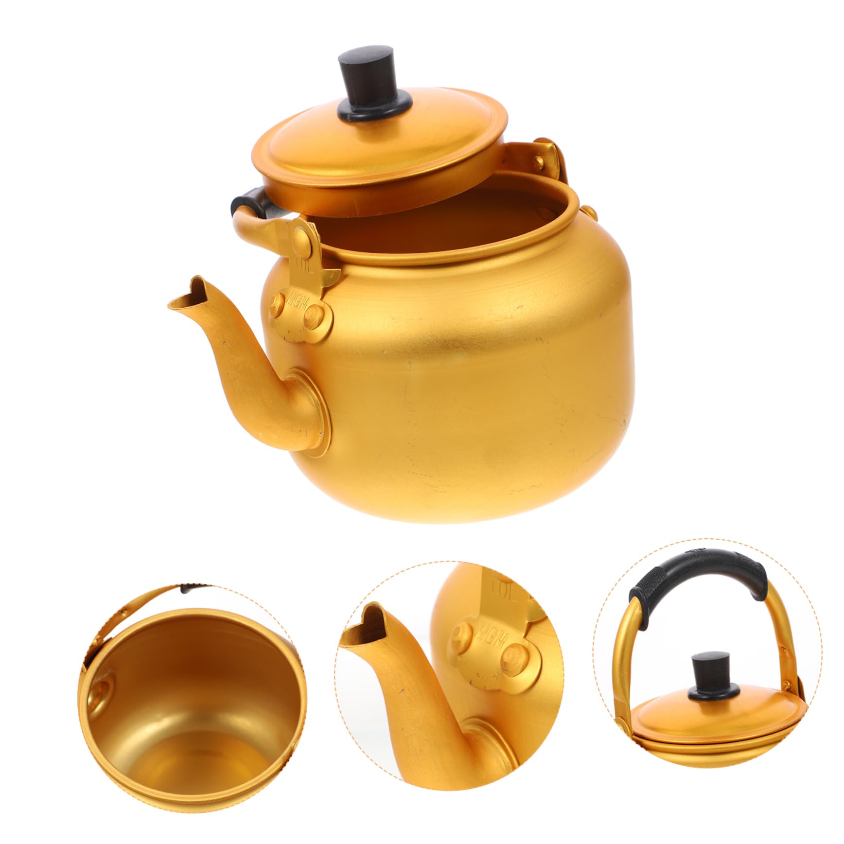Cabilock 1pc Stainless Steel Whistling Tea Kettle - Perfect for Boiling Water, Brewing Tea & Rice Wine - Ideal for Home, Kitchen & Camping Use