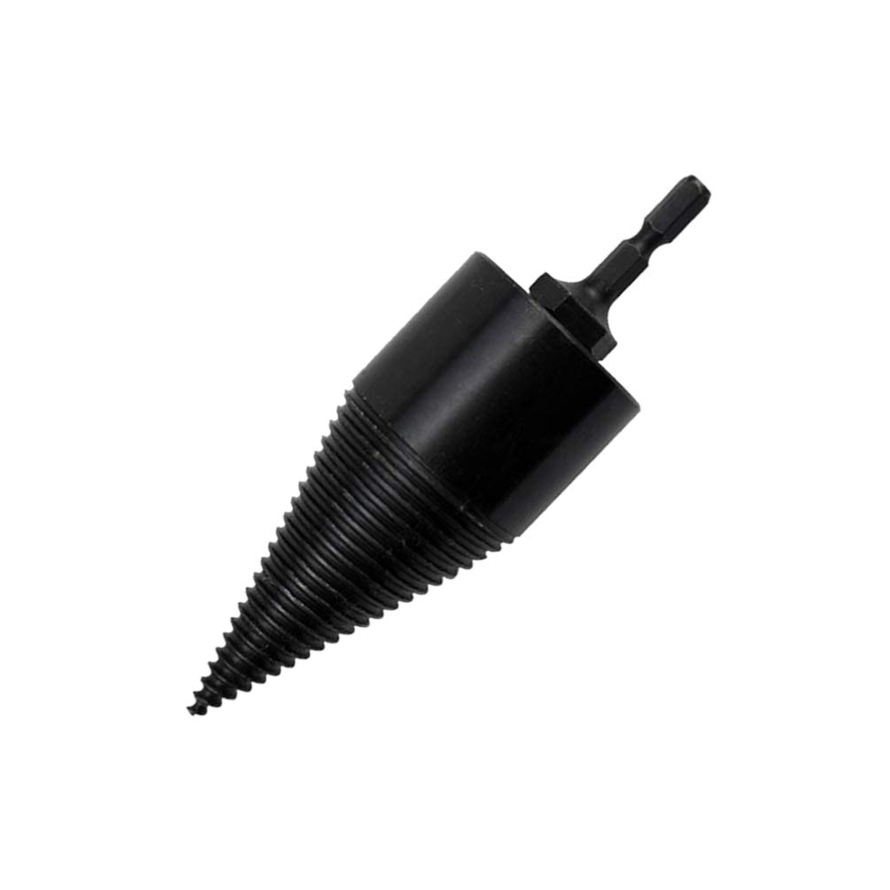DOITOOL 38mm Heavy Duty Log Splitter Drill Bit - Wood Splitting Screw Cone Driver for Firewood - Medium Size | Perfect for Fireplace, Camping & Woodworking Projects