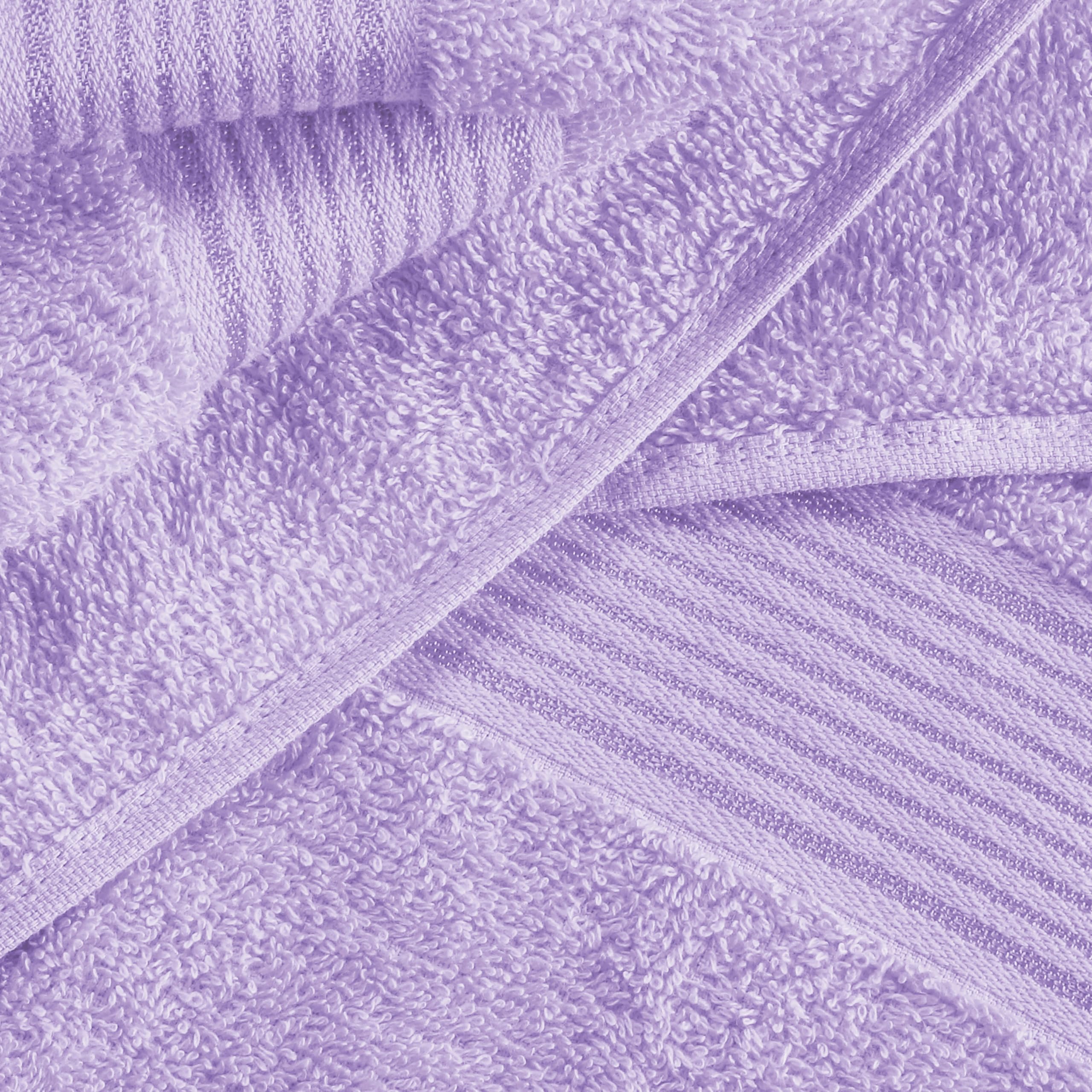 Belizzi Home 2 Pack Oversized Cotton Bath Towels 28x55 Inches - Ultra Absorbent, Quick Dry, Lightweight - Perfect for Gym, Travel, Camping, Pool & Spa - Dark Purple