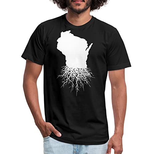 Spreadshirt Wisconsin Roots Milwaukee Mart Men's Jersey T-Shirt - Comfortable Cotton Tee for Sports Fans & Casual Wear - Perfect for Game Day, Outdoors, and Everyday Style
