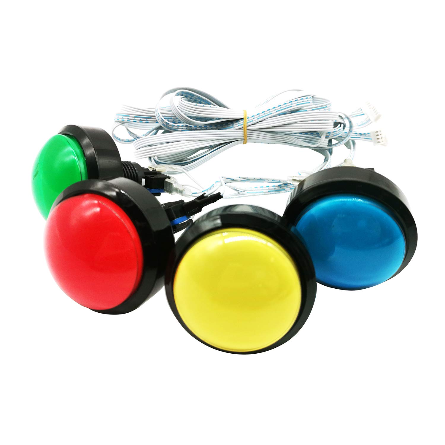 Escape Room Button Mechanism - 5 Color Options for 12V Magnetic Lock Control - Perfect for Exit Game Owners, Players & Adventurers (1 Button, No Video) - Ideal for Puzzle Rooms, Team Building & Interactive Adventures