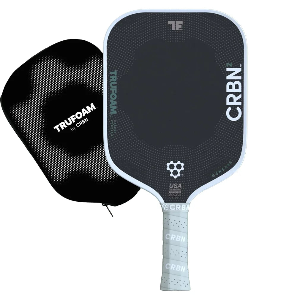 CRBN 2 Trufoam Genesis Pickleball Paddle - Premium Carbon Fiber Paddle for Competitive Play | Perfect for Tournaments, Recreational Games & Outdoor Sports