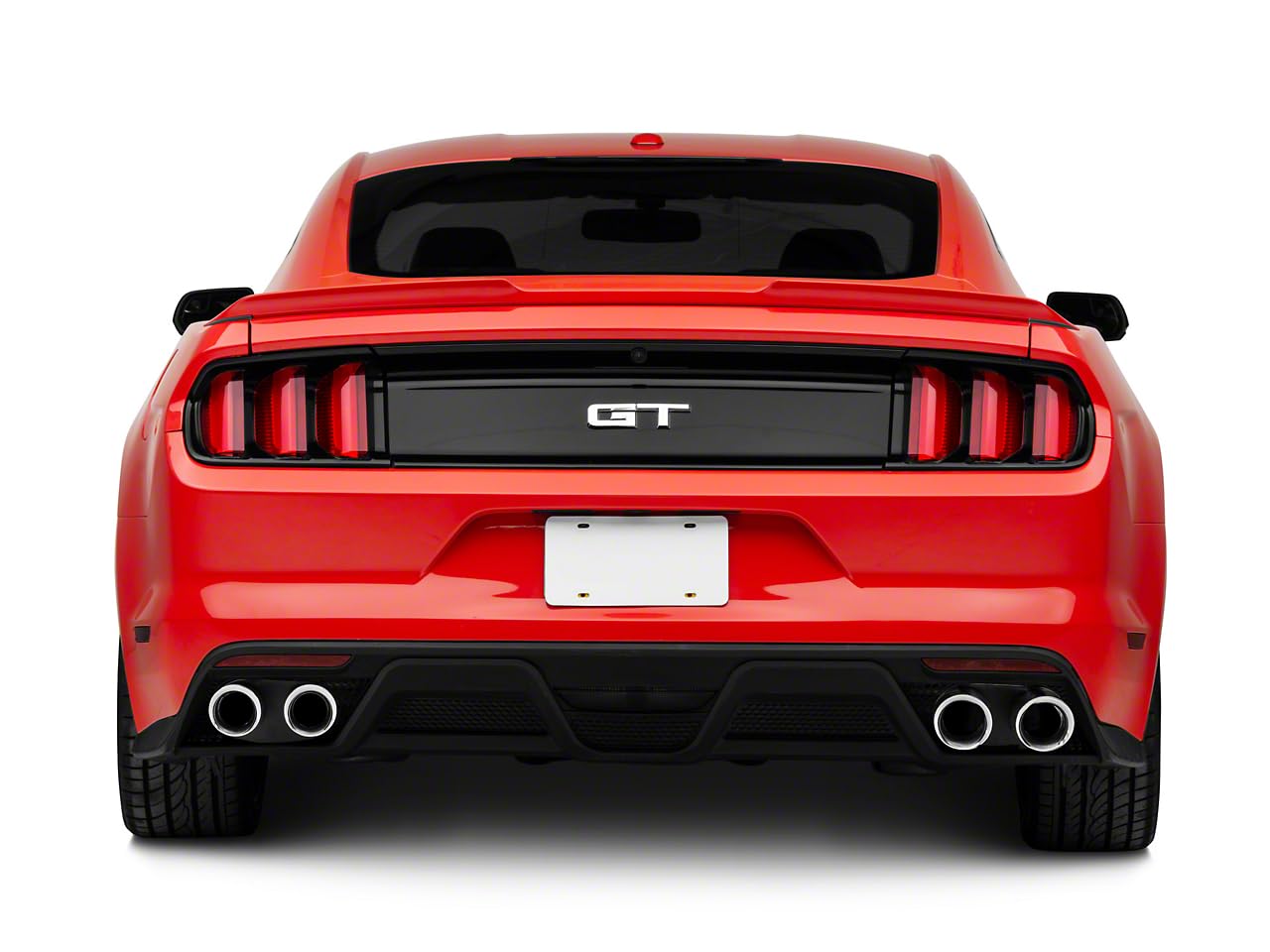 GT350 Style Rear Diffuser for 2015-2017 Ford Mustang GT & EcoBoost Premium - Carbon Fiber Spoiler Lip - Aggressive Look & Improved Aerodynamics - Perfect for Car Shows & Performance Upgrades