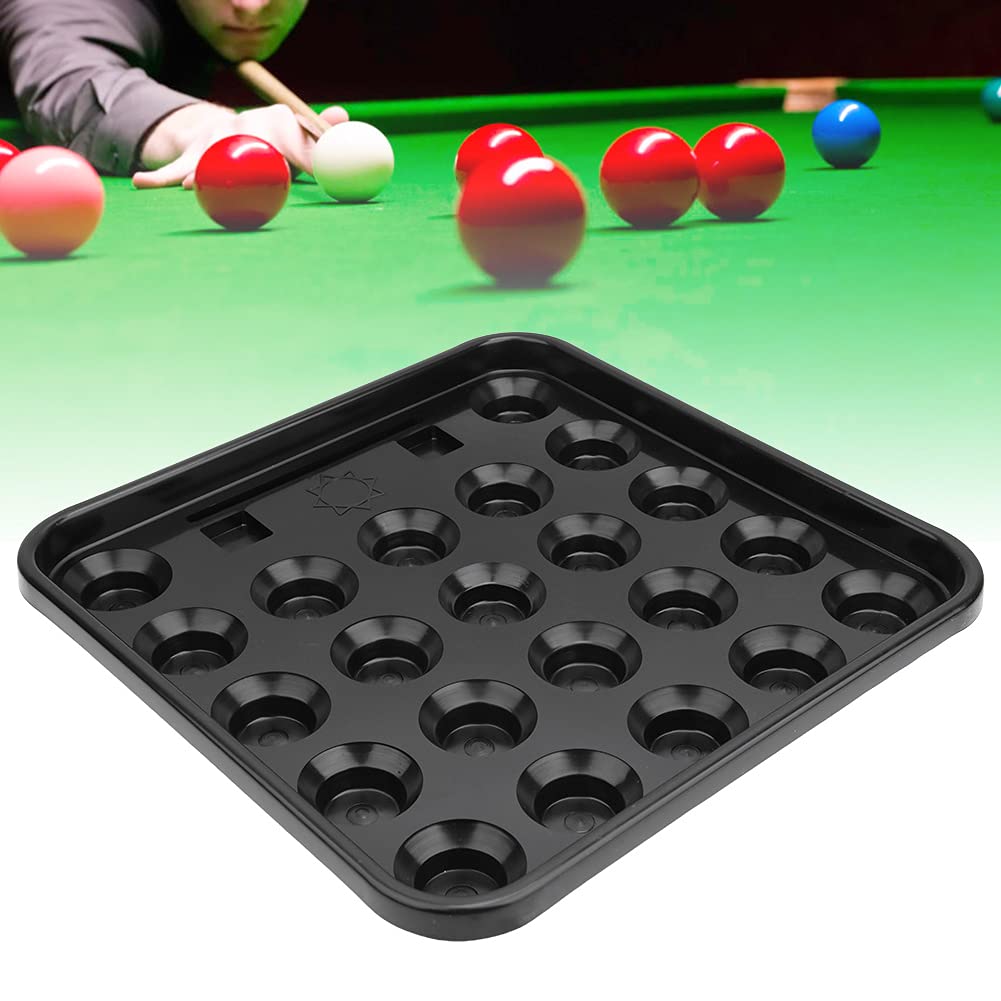 Premium Pool Ball Tray - Standard Billiard Ball Holder for 22 Balls | Snooker & Pool Table Storage Case | Durable Billiards Accessory for Home Game Rooms & Bars