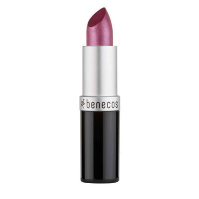 Benecos Natural Matte Lipstick - Vegan, Cruelty-Free, Long-Lasting Hot Pink Lip Color for Everyday Wear & Special Occasions