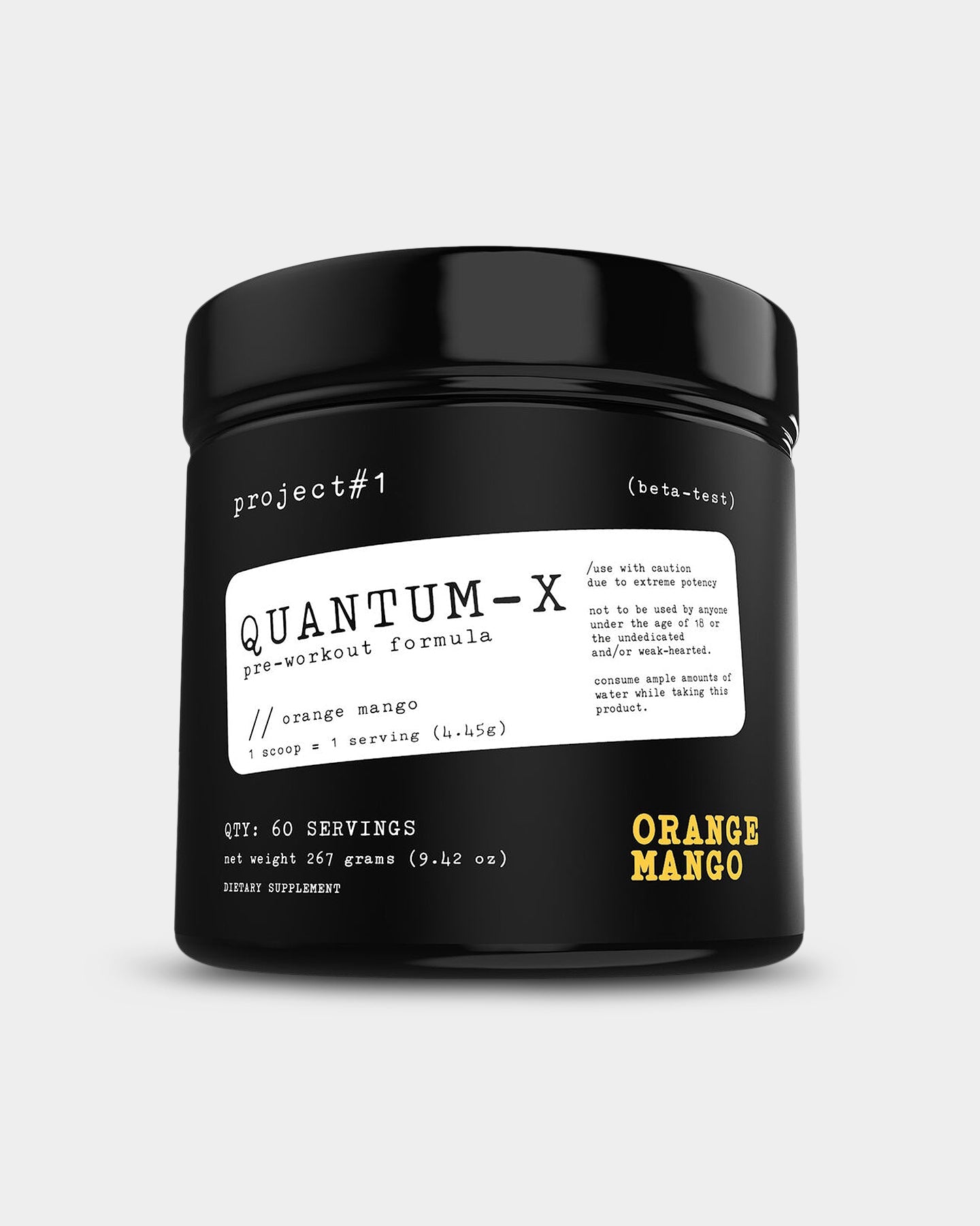 Quantum X Pre Workout Supplement - Energy & Focus Booster for Intense Gym Sessions | Muscle Performance Enhancer | Ideal for Bodybuilding & CrossFit Training