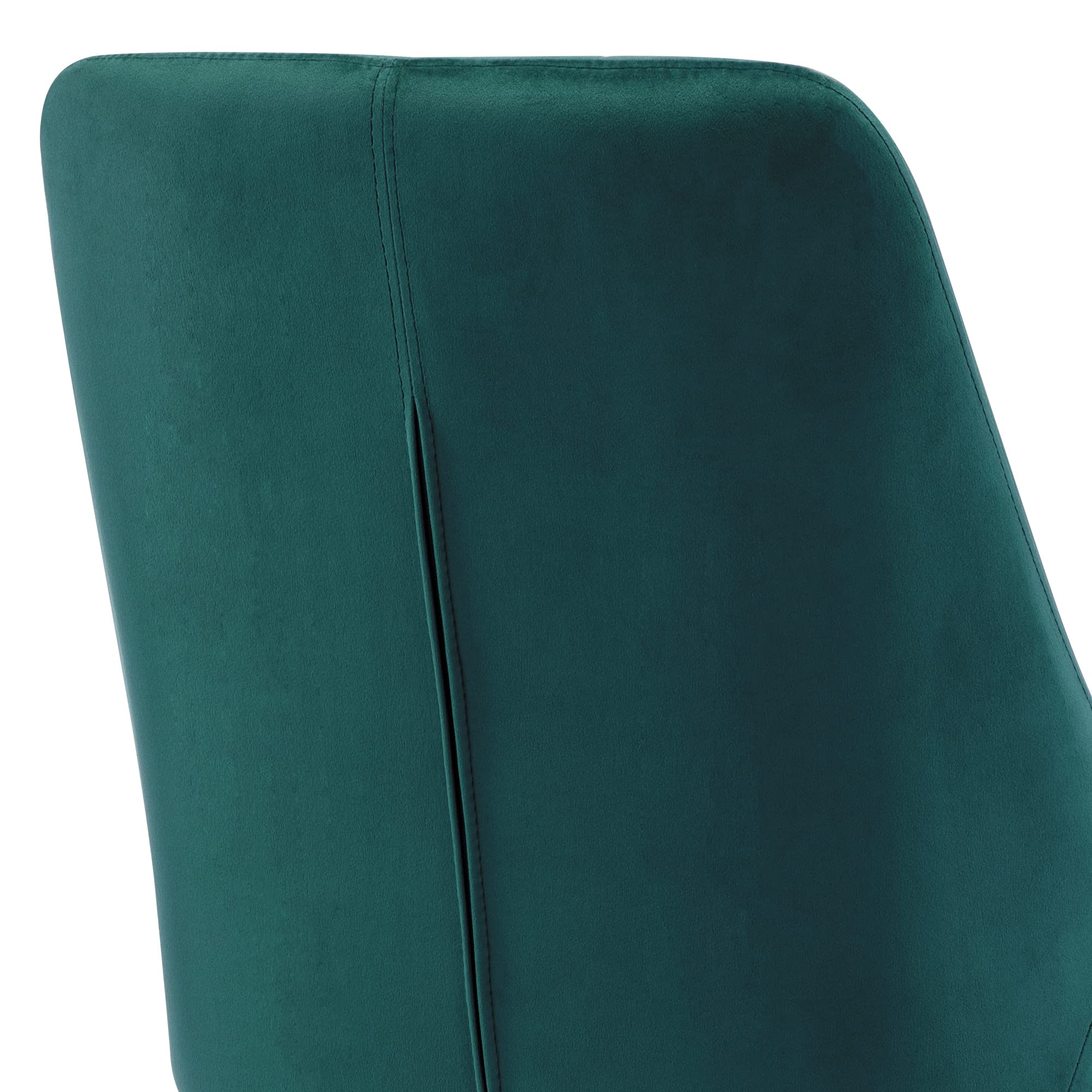 DUHOME Mid Century Modern Velvet Dining Chairs Set of 2 - Upholstered Tufted High Back Accent Chairs in Dark Green for Dining Room, Living Room, Bedroom & Coffee Shop - Perfect for Home Decor, Lounge Areas and Restaurant Seating