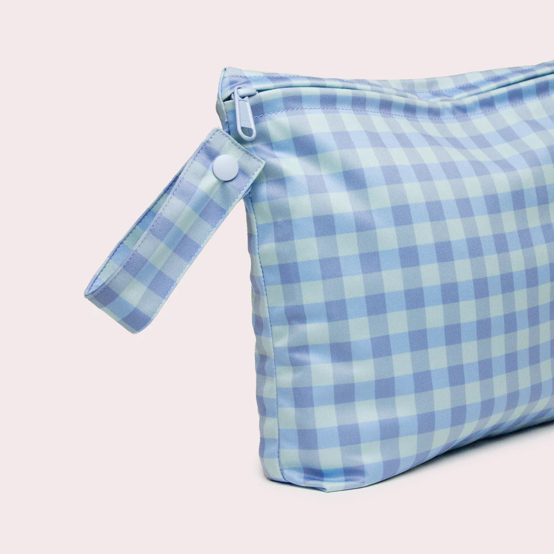 EcoNaps Medium Wet Bag for Diapers & Swimwear - Waterproof & Reusable Storage Pouch - Perfect for Baby Essentials, Gym Clothes & Travel Accessories (Sky Blue)