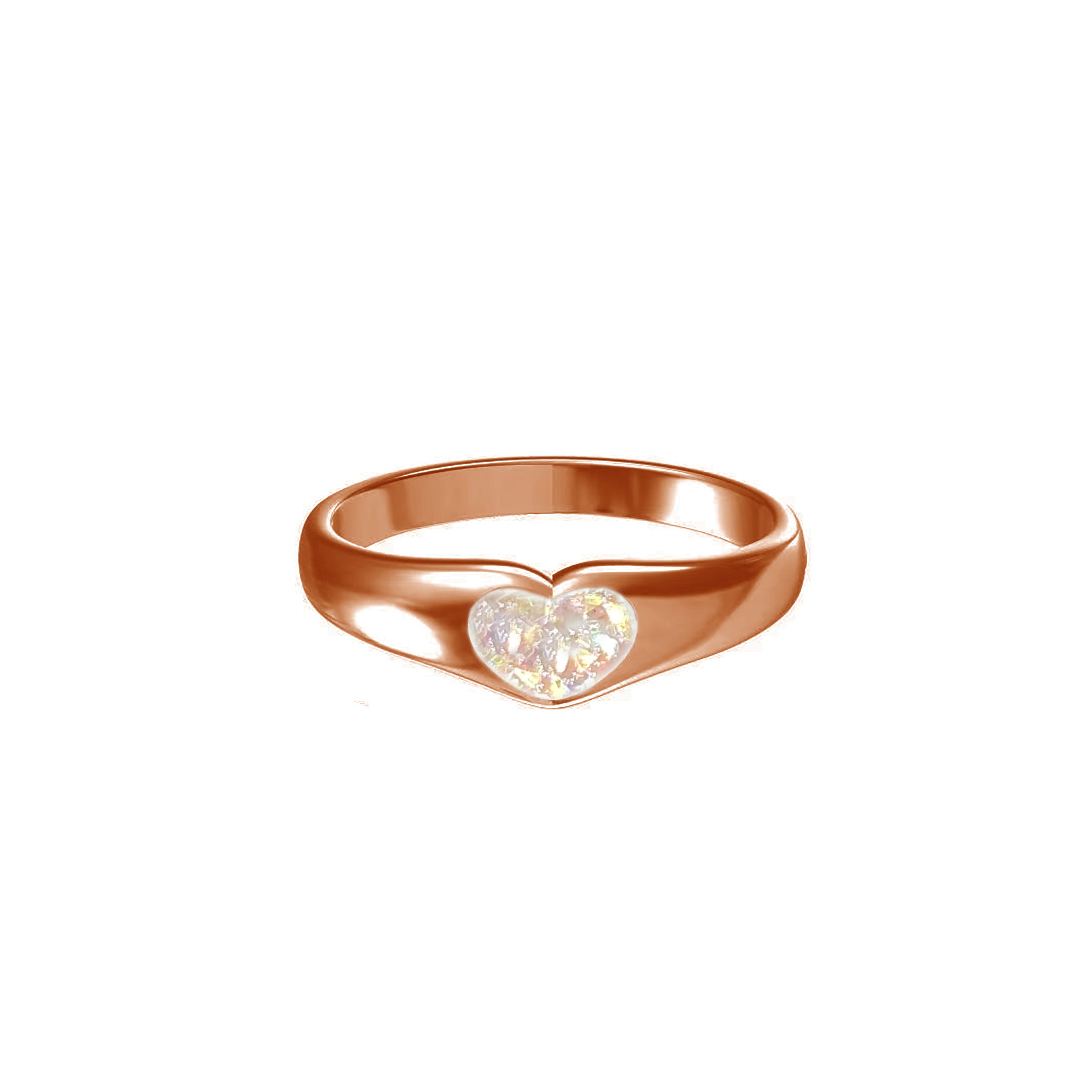 Eternal Heart Ashes Ring - Memorial Jewelry for Loved Ones | Perfect for Remembrance, Sympathy Gifts & Funeral Keepsakes