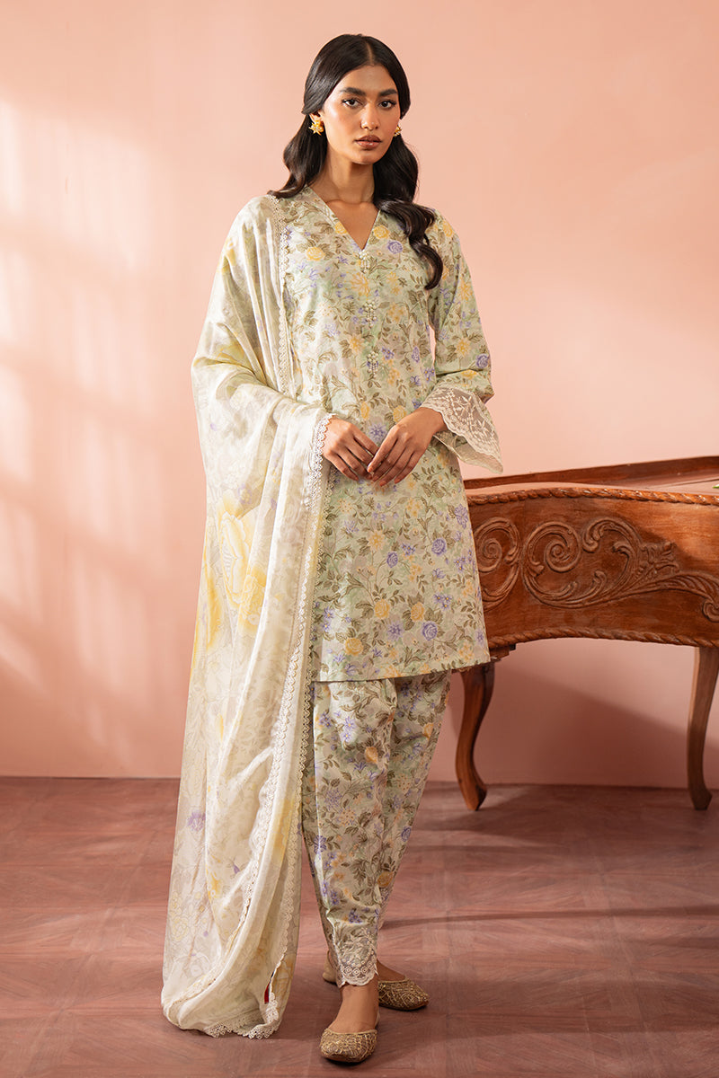 AQUA PLUSH 3-Piece Ethnic Outfit Set (Shirt, Dupatta & Trousers) for Women - Comfortable & Stylish Indian Traditional Wear - Perfect for Festivals, Weddings & Cultural Events