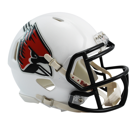 Ball State Cardinals Tigers Riddell Speed Mini Helmet - Authentic Collectible Football Memorabilia for Fans, Display, and Gifts - Perfect for Home, Office, or Game Room Decor