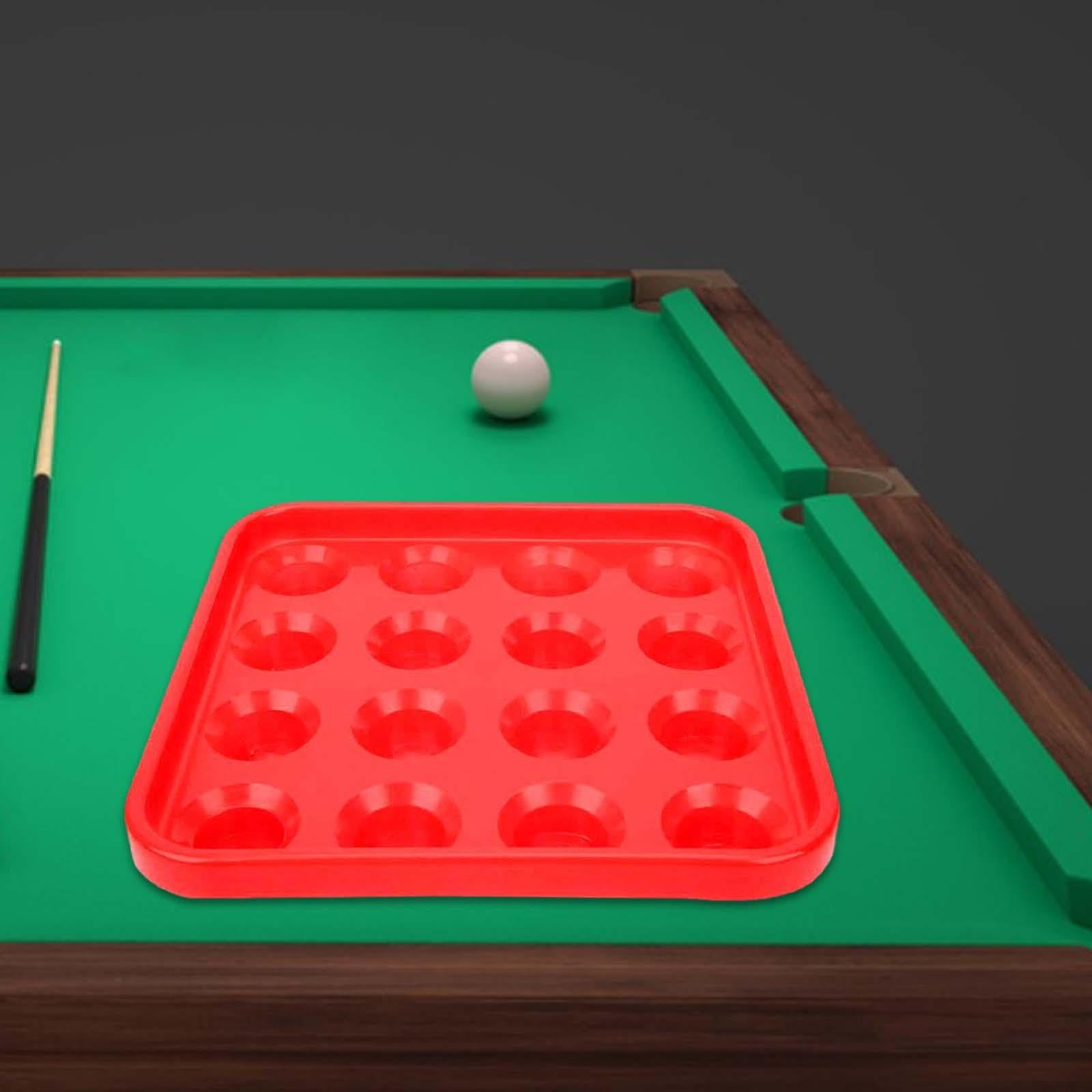 Premium Billiard Ball Holder Tray - 16 Ball Storage Organizer for Pool, Snooker & Game Room Accessories | Perfect for Home Bars, Game Rooms & Pool Halls