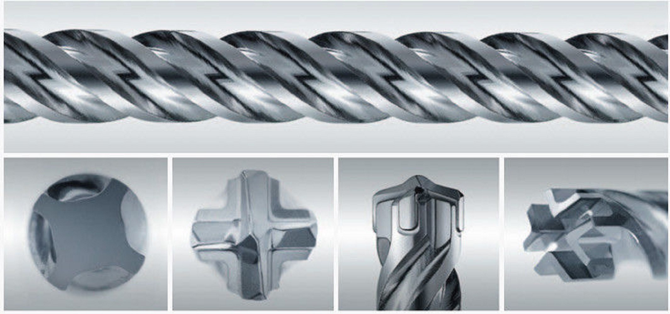 SDS-Max Drill Bit 28mm x 62.76In - B-20161 Nemesis Series for Concrete, Masonry & Heavy-Duty Drilling - Perfect for Construction, Demolition & Renovation Projects