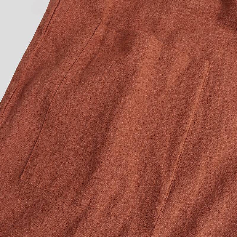 Arabic Jubba Robe for Men - Solid Color with Pockets - Traditional Islamic Thobe for Prayer & Special Occasions