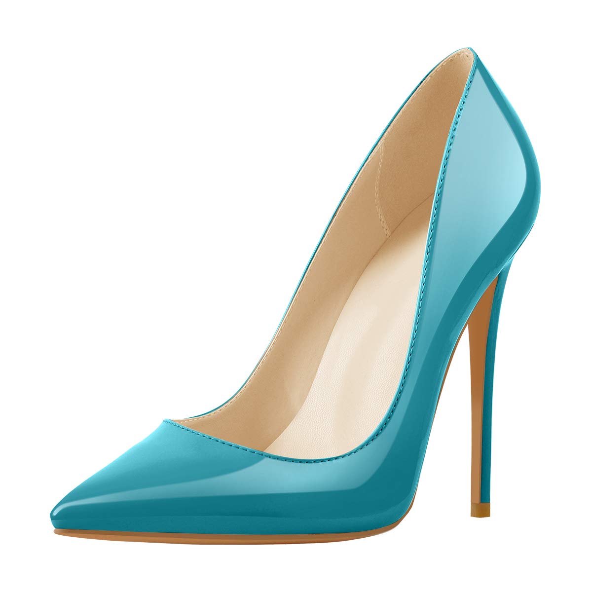 Richealnana Women's Classic Pointed Toe High Heel Pumps - 4.7 Inch Sexy Stiletto Heels for Office, Party & Evening Wear | Comfortable Dress Shoes for Women