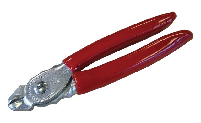 Nella 7 Hog Ring Pliers with Comfortable Red Handle - Heavy Duty Hog Ring Tool for Fencing, Upholstery, and DIY Projects