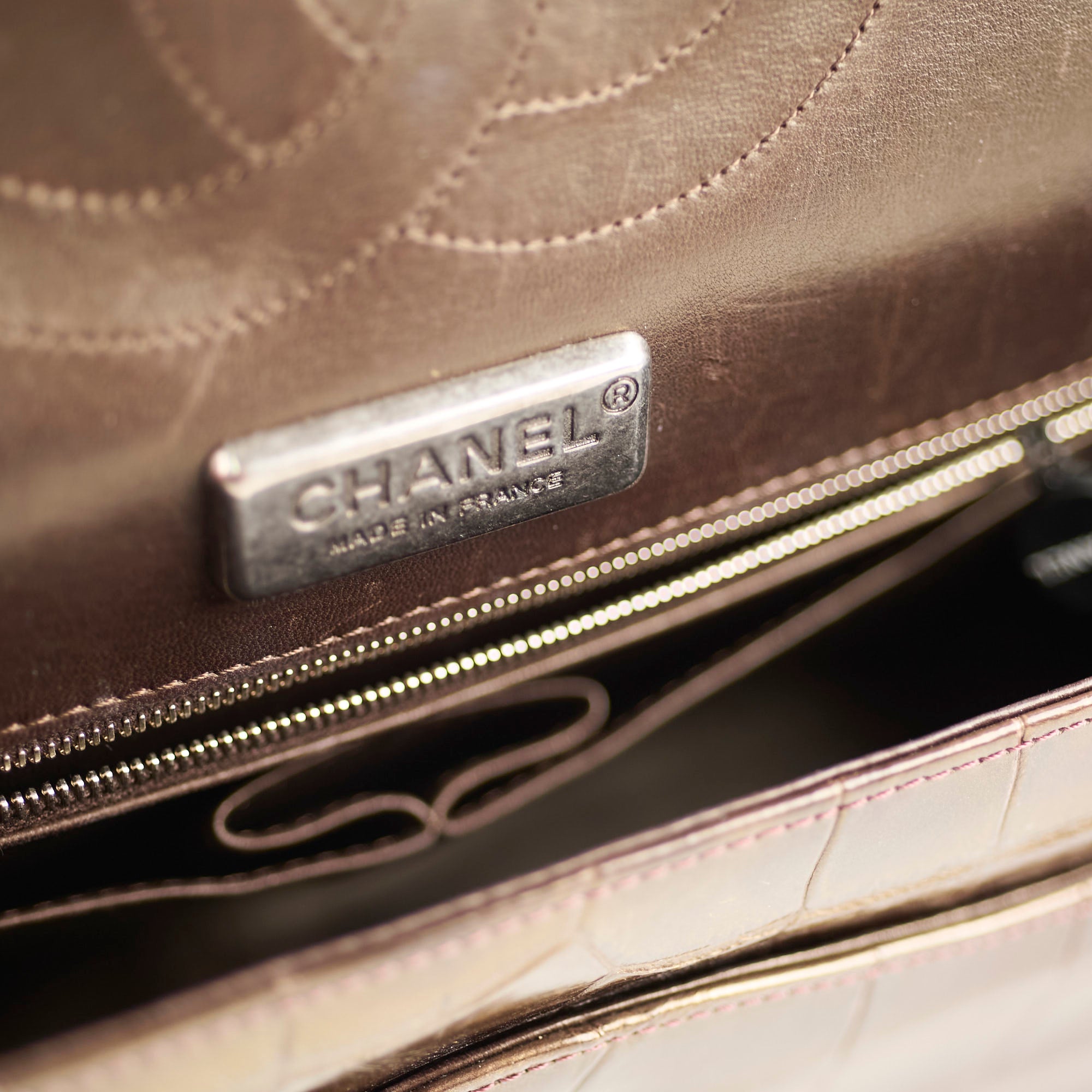 Chanel Metallic Alligator Jumbo 14 Series Luxury Handbag - Perfect for Evening Events, Parties & Special Occasions