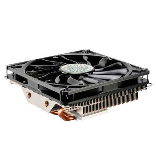 Akasa Ultra Thin 4 Pin PWM CPU Cooler with 4 Heat Pipes - Compatible with Intel & AMD Processors - Perfect for Gaming PCs, Workstations & Home Office Desktops