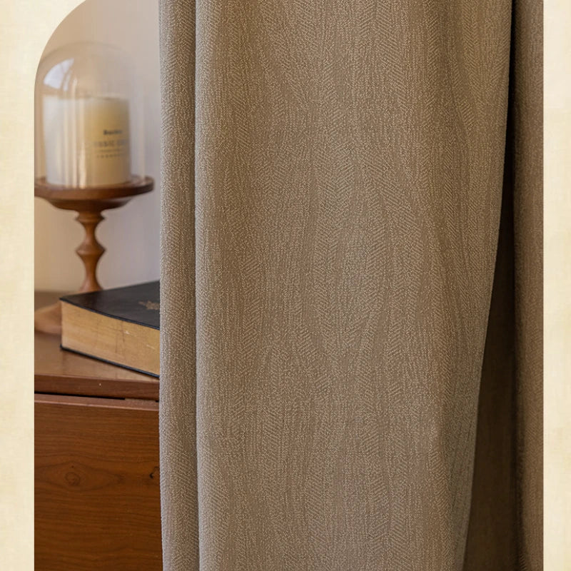 Claire Polyester Wavy Pattern Curtain Swatch - Elegant Window Treatment for Living Room, Bedroom & Home Decor