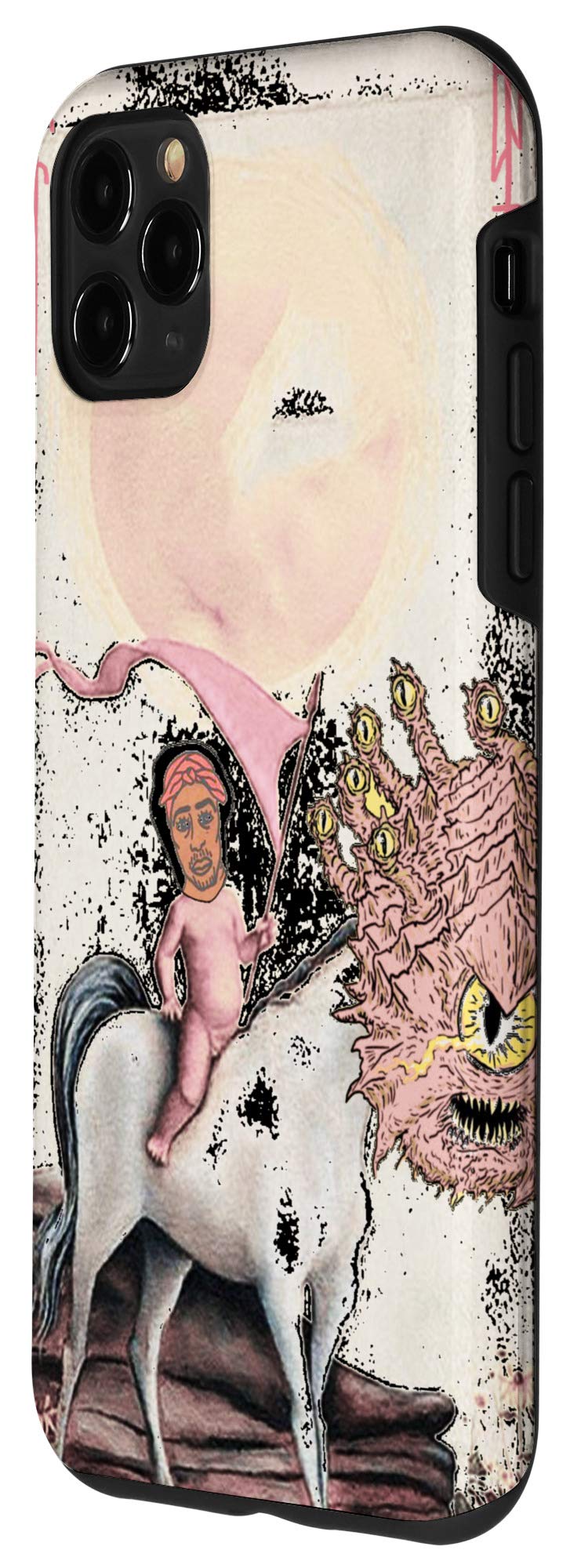 iPhone 11 Pro Max Case - Scary Monster Surreal Fantasy Design - Durable Protective Cover for Everyday Use - Perfect for Work, Travel & School