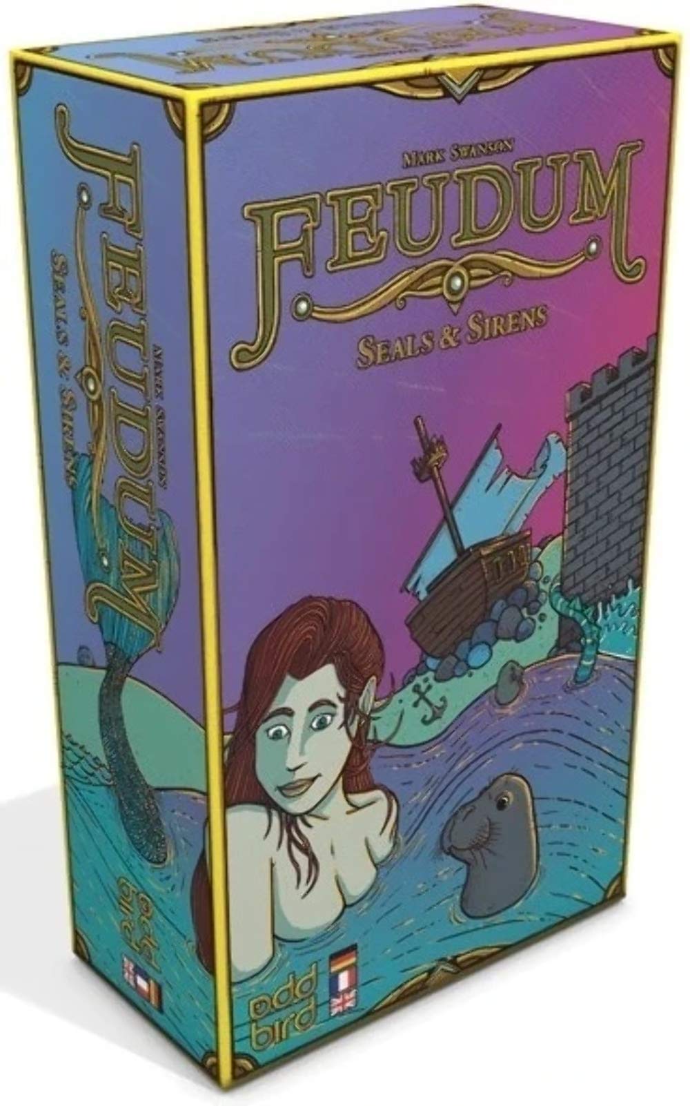 Feudum: Seals & Sirens Board Game Expansion by Odd Bird Games - Strategic Tabletop Adventure for Game Nights & Family Gatherings