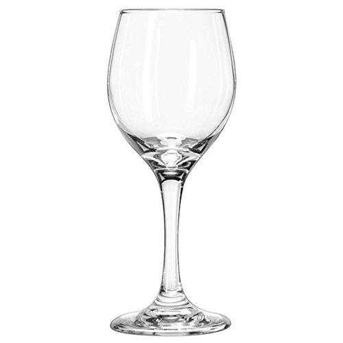 Libbey 3065 Perception 8 oz. Wine Glasses Set - Elegant Stemware for Red & White Wine, Champagne - Perfect for Dinner Parties, Weddings & Home Entertaining