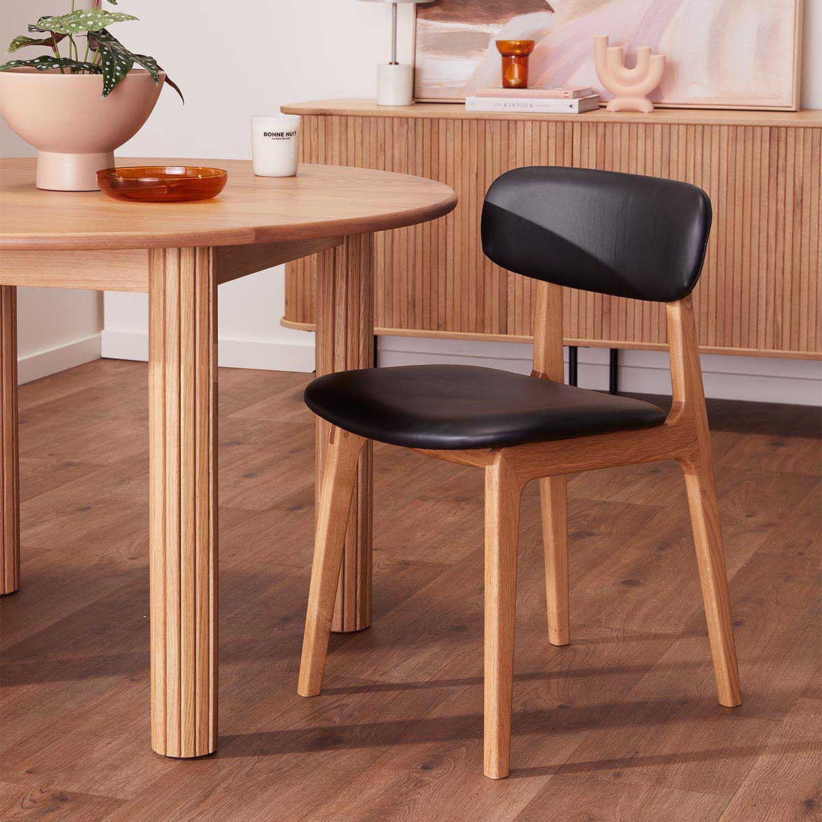Premium Alaska Leather Dining Chair - Genuine Leather Upholstered, Ergonomic Design for Comfortable Dining - Perfect for Home, Restaurant, and Office Use