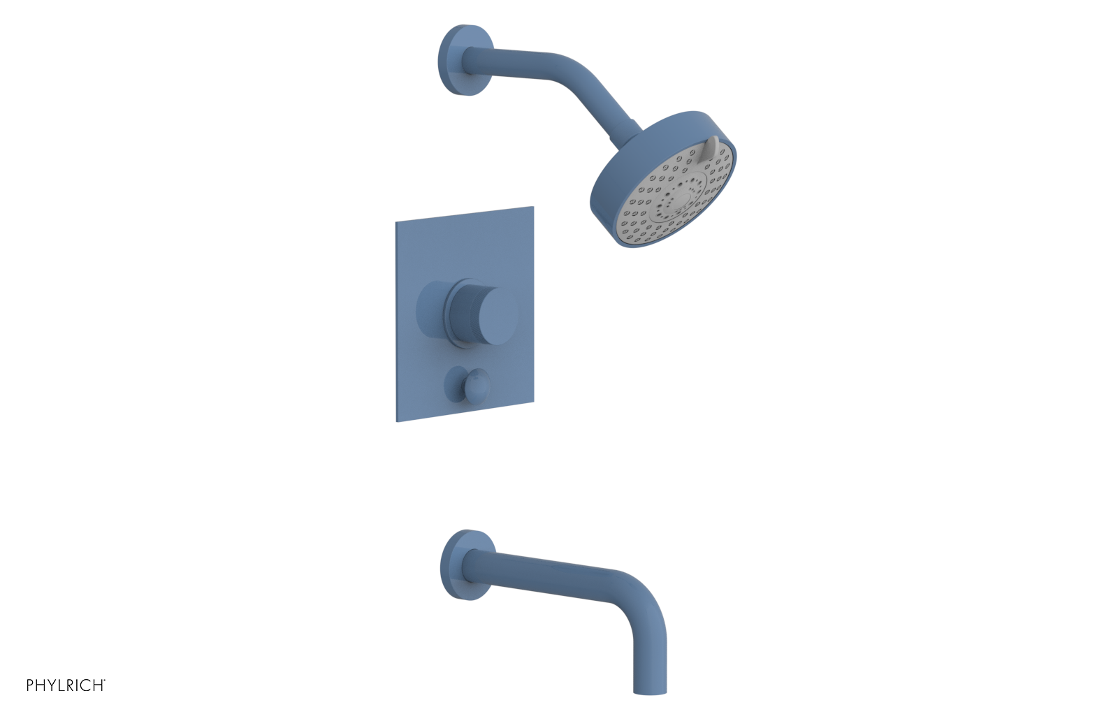 BASIC II Pressure Balance Tub and Shower Faucet Set 230S 26 - Chrome Finish for Bathroom & Shower Installation | Perfect for Modern Home Renovation & Spa-Like Experience