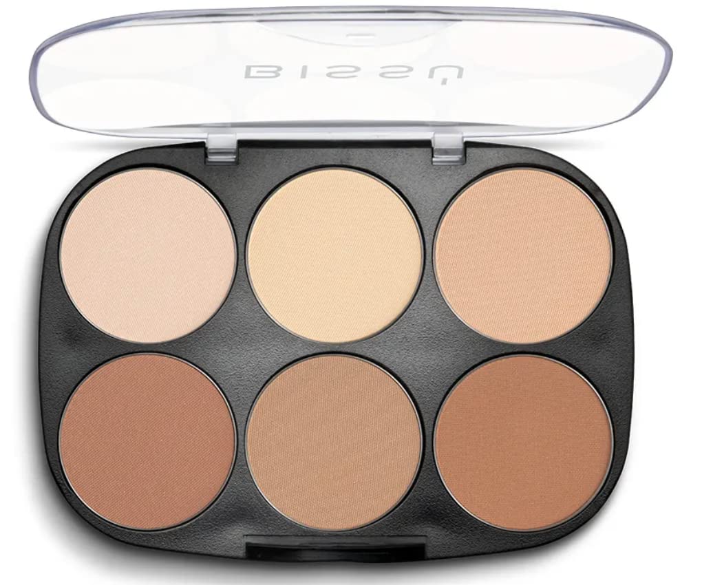 Bissú Contouring Powder 01 Clear to Medium - Matte Finish Bronzer & Highlighter for Natural Face Sculpting | Ideal for Everyday Makeup & Professional Contouring Looks