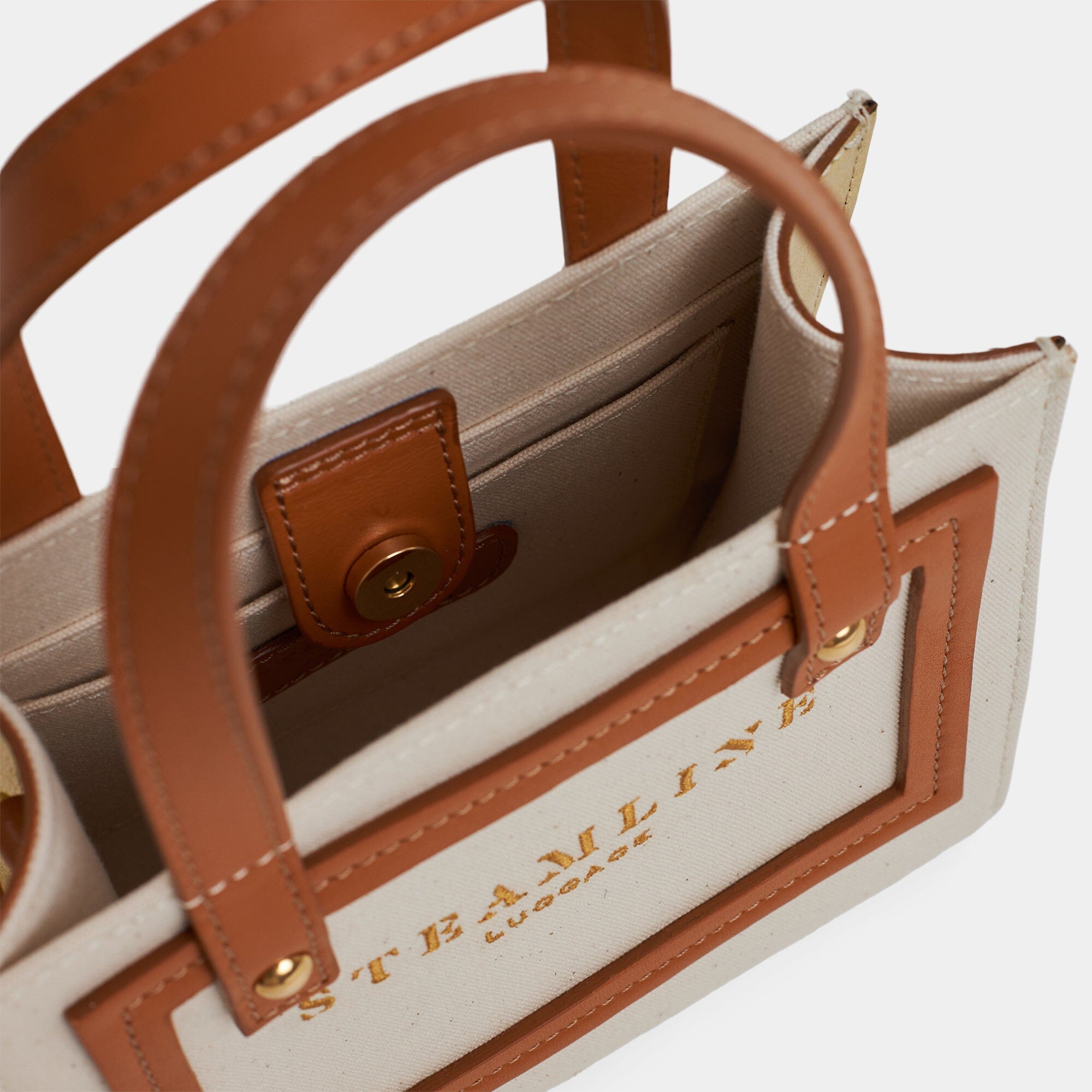 The Navigator Nut Micro Tote - Premium Vegan Leather Crossbody Bag for Women | Perfect for Work, Travel & Everyday Use