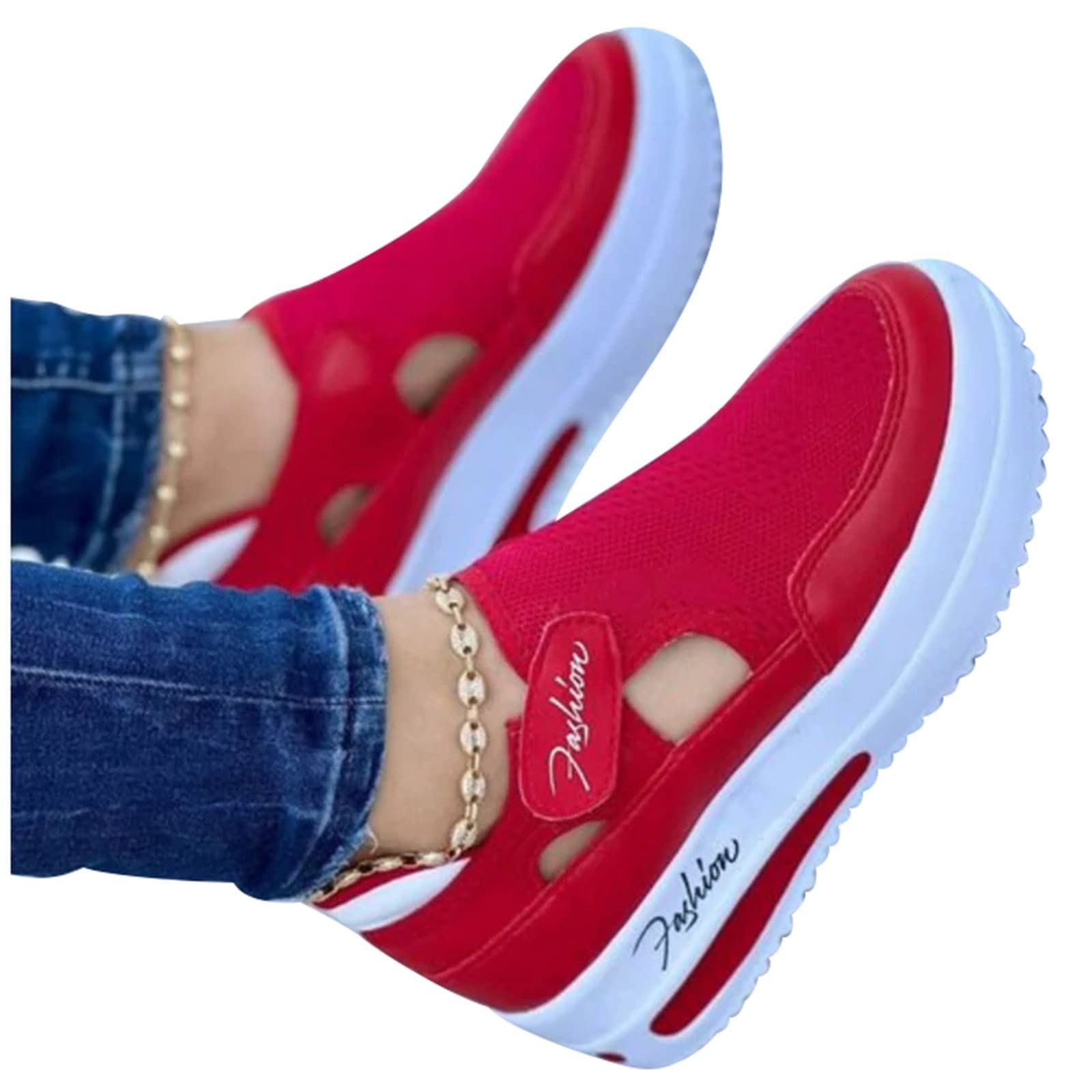 2022 Women's Spring Sneakers - Breathable Casual Mesh Sport Shoes for Running, Walking & Gym Workouts | Lightweight Comfortable Athletic Footwear for Everyday Wear
