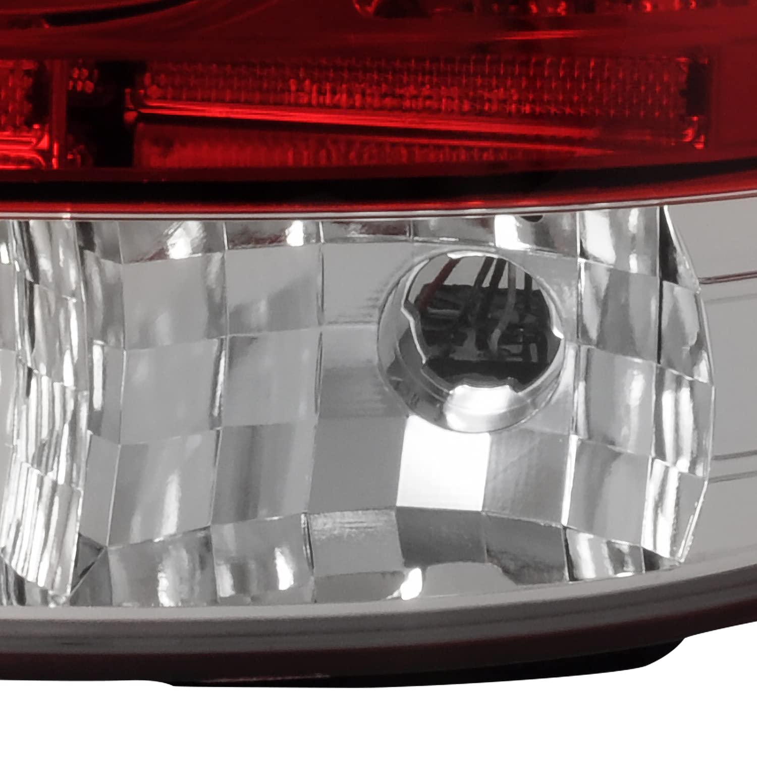 Spec-D Tuning Red Clear Lens LED Tail Lights for 1998-2005 Lexus GS300 GS400 GS430 - Left & Right Pair Assembly - Upgrade Your Car's Style & Visibility for Night Driving & Custom Look