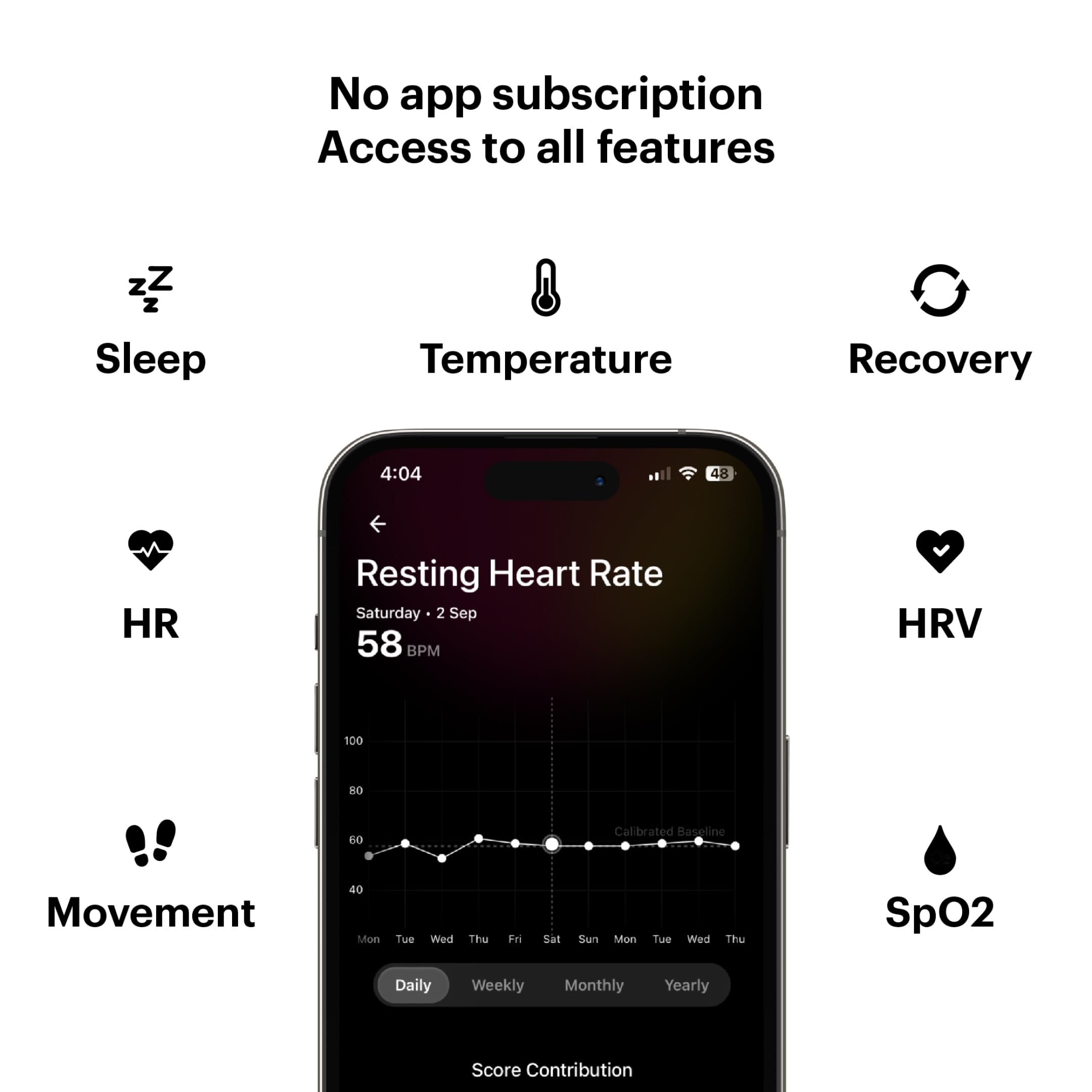 ULTRAHUMAN Ring AIR - Smart Sleep & Fitness Tracker for Women & Men, Heart Rate & Activity Monitor, No Subscription Fee | Perfect for Nighttime Sleep Tracking & Daily Workout Monitoring