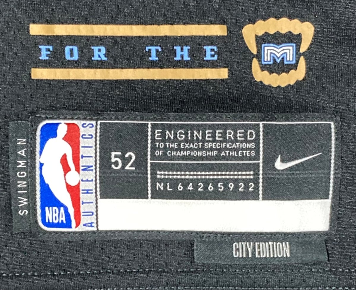 Authentic Ja Morant Signed Memphis Grizzlies Black Nike Swingman Jersey - Limited Edition NBA Basketball Collectible - Perfect for Sports Memorabilia Collections, Fan Gifts, and Game Day Display