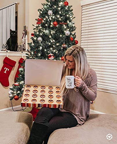 Deluxe Holiday Coffee Gift Box - 30 Keurig K-Cups, Medium Roast, Assorted Flavors for Festive Gifting & Home Brewing